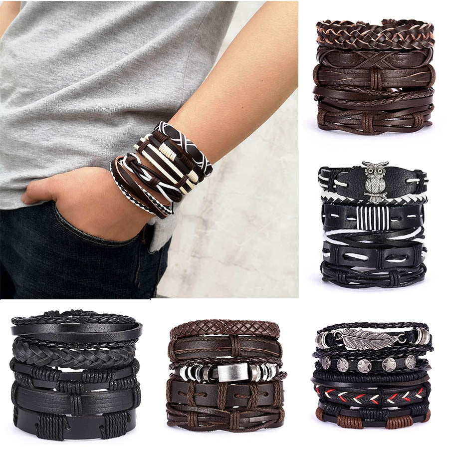 Everyday Leather Bracelet For Men – Diamond Dreams Official Store