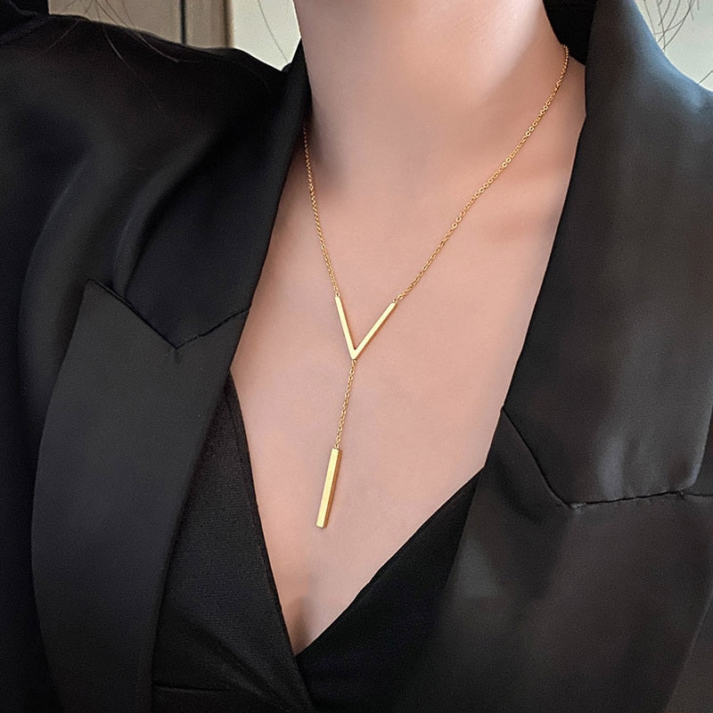 National Style Safe Lock Necklace Female Clavicle Chain Chalcedony Advanced  Light Luxury Niche Advanced Sense, High-quality & Affordable