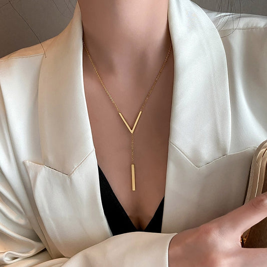 Long Sexy Clavicle Necklace For Ladies